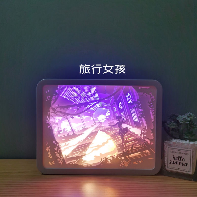 Link - Đèn giấy 3D kiểu hộp quà (https://shorten.asia/K1Ba2asU)