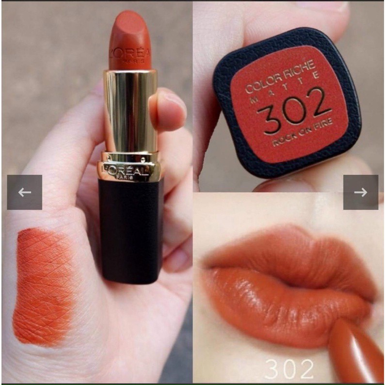 Link - Son Lì Mịn Môi L'Oreal Paris Makeup Color Riche Matte xứng danh với slogan của mình “Đẳng cấp son lì”, son vừa mang lại cho đôi môi bạn sự gợi cảm vừa giúp nuôi dưỡng đôi môi của bạn. Son giúp phủ lên đôi môi gợi cảm tông màu rực rỡ đồng thời kết hợp dầu dưỡng ẩm cho đôi môi bạn luôn mềm mịn suốt ngày dài. (https://shop.dimuadi.vn/product/231845?pub_id=6863763828656570368)
