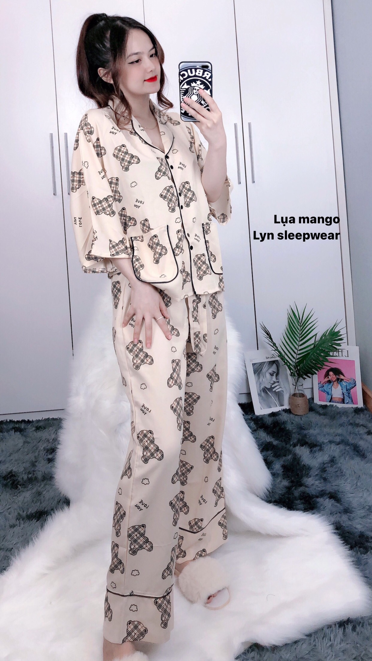 Gấu caro mango