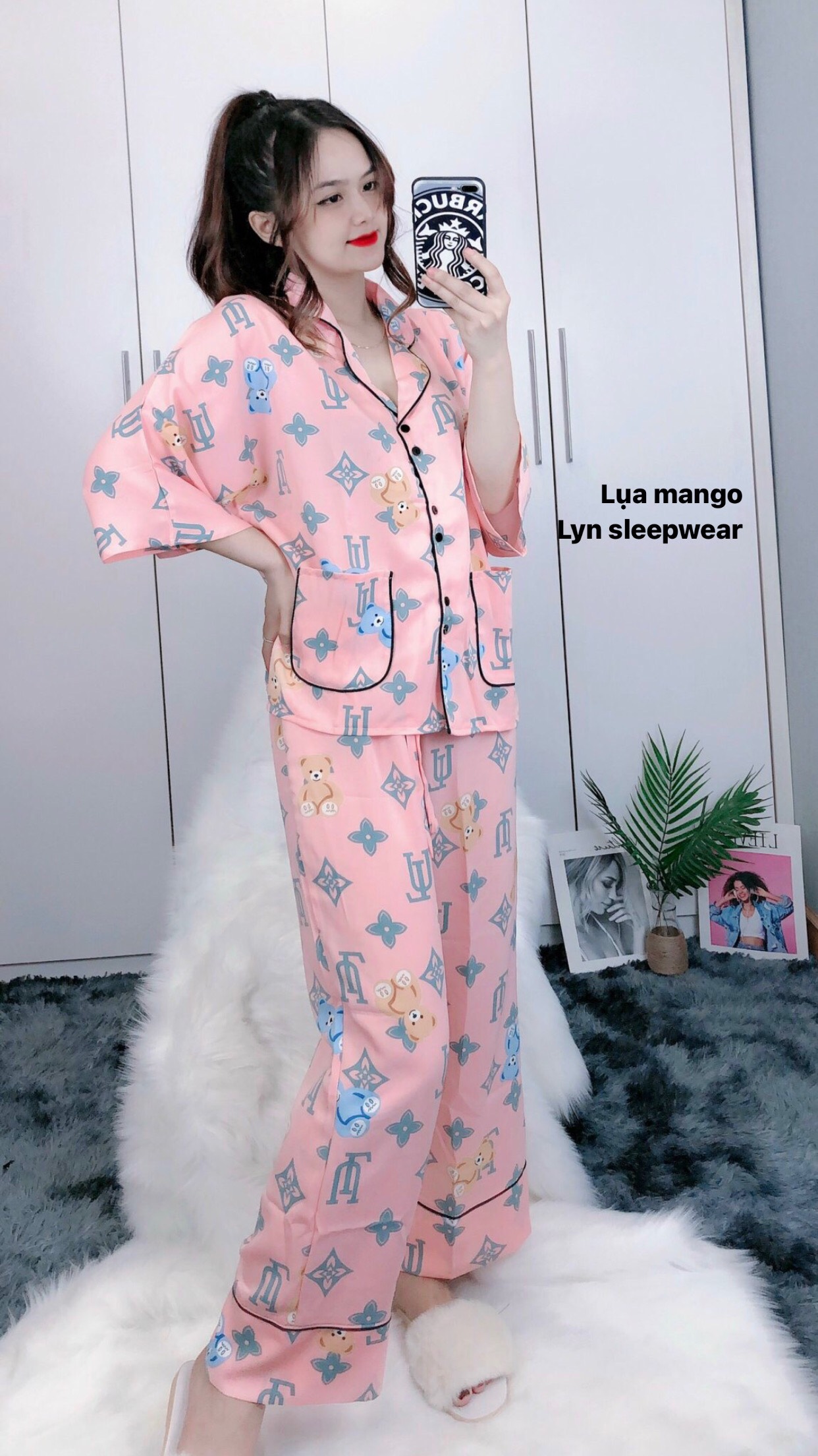 Ul gấu hồng mango