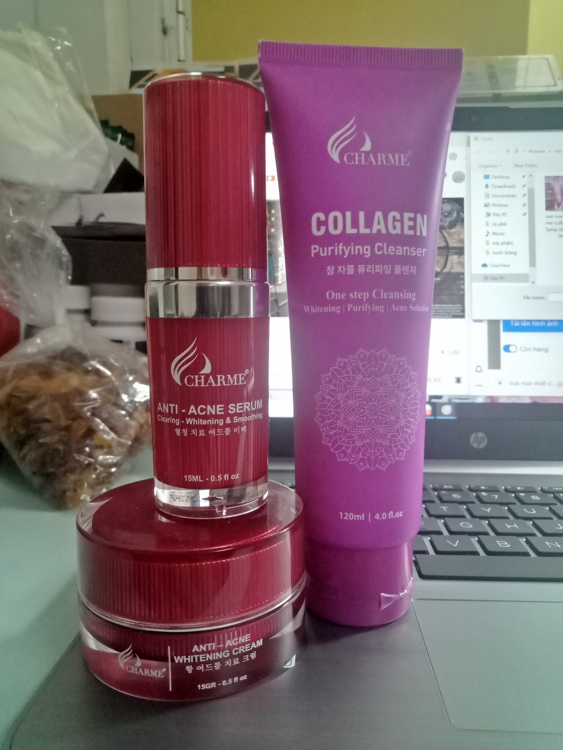 Combo trị mụn Charme