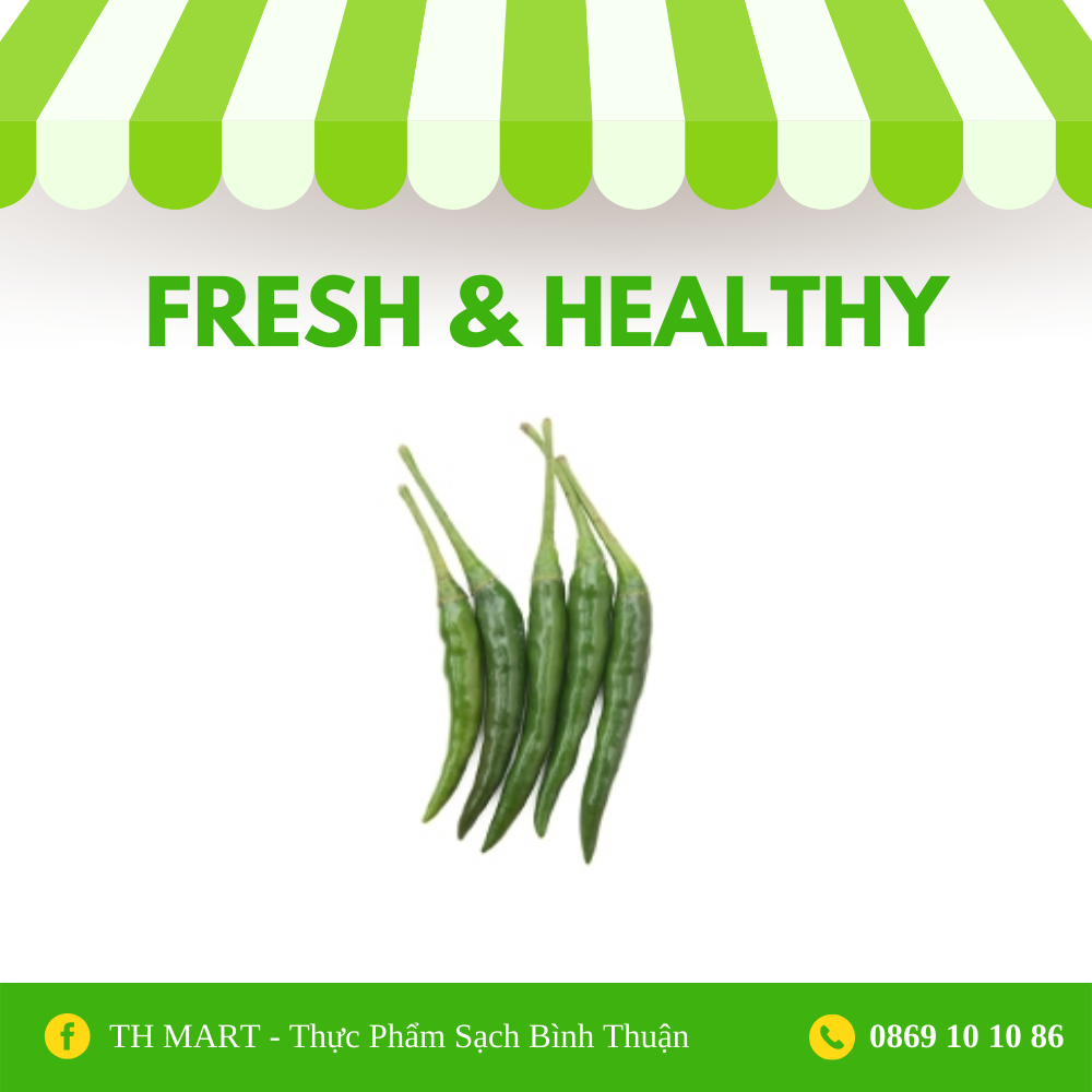 Ớt Hiểm Xanh 100g --- 0 --222222