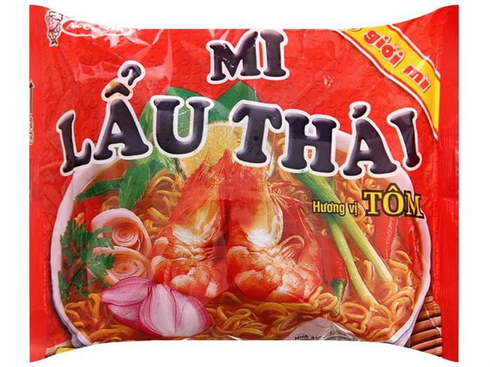 Mì lẩu thái tôm