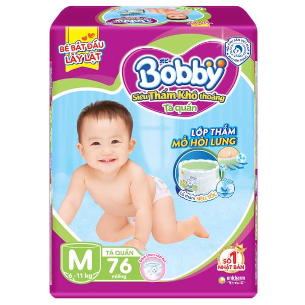 Tả Quần Bobby M (6-11 kg) 76 Miếng