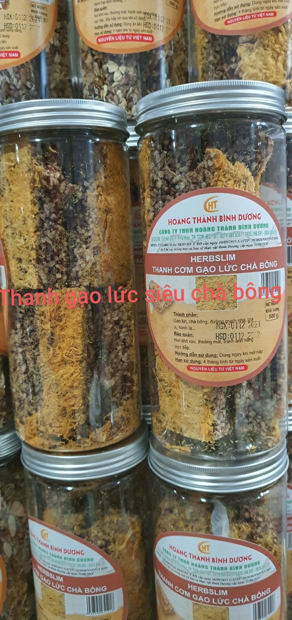 Thanh Gạo lứt chà bông 500g (Sticky Brown Rice Bar)