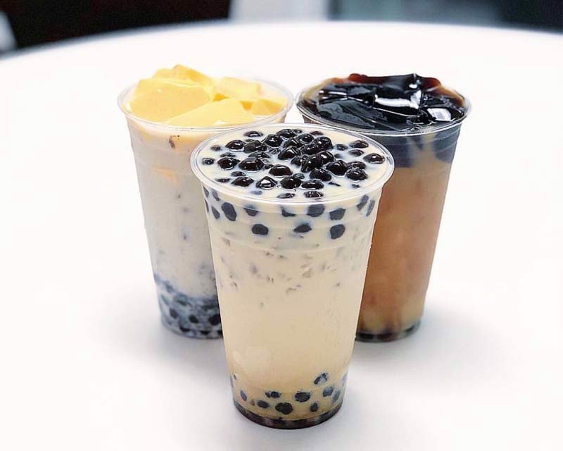 Trà sữa khoai môn