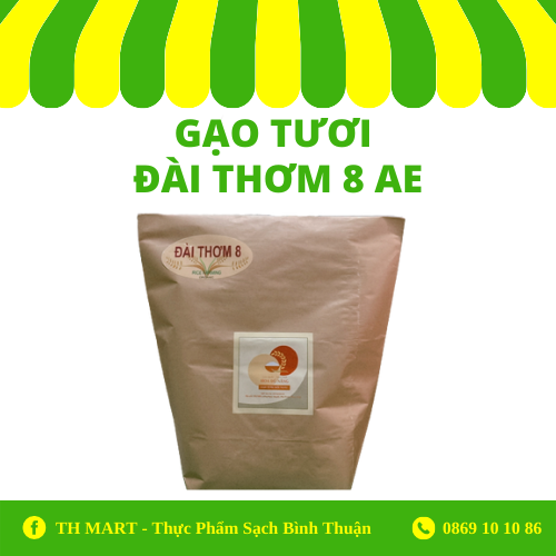 Gạo Tươi Đài Thơm 8 AE 1Kg --- 0 --222222