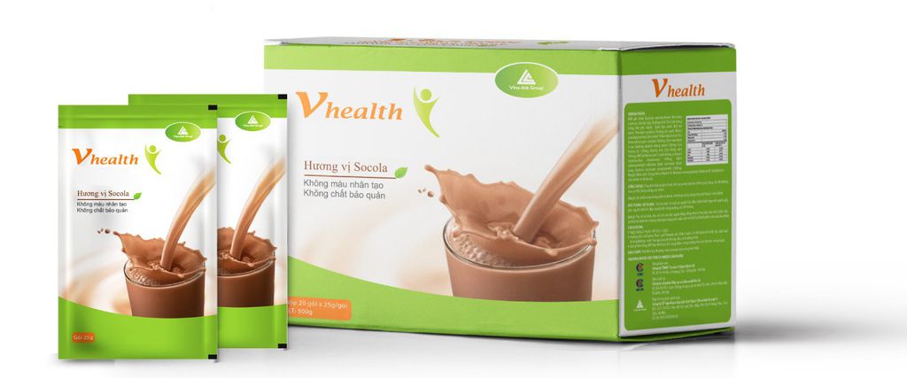 V- HEALTH - Thực phẩm chức năng hỗ trợ sức khỏe (Vị Socola)