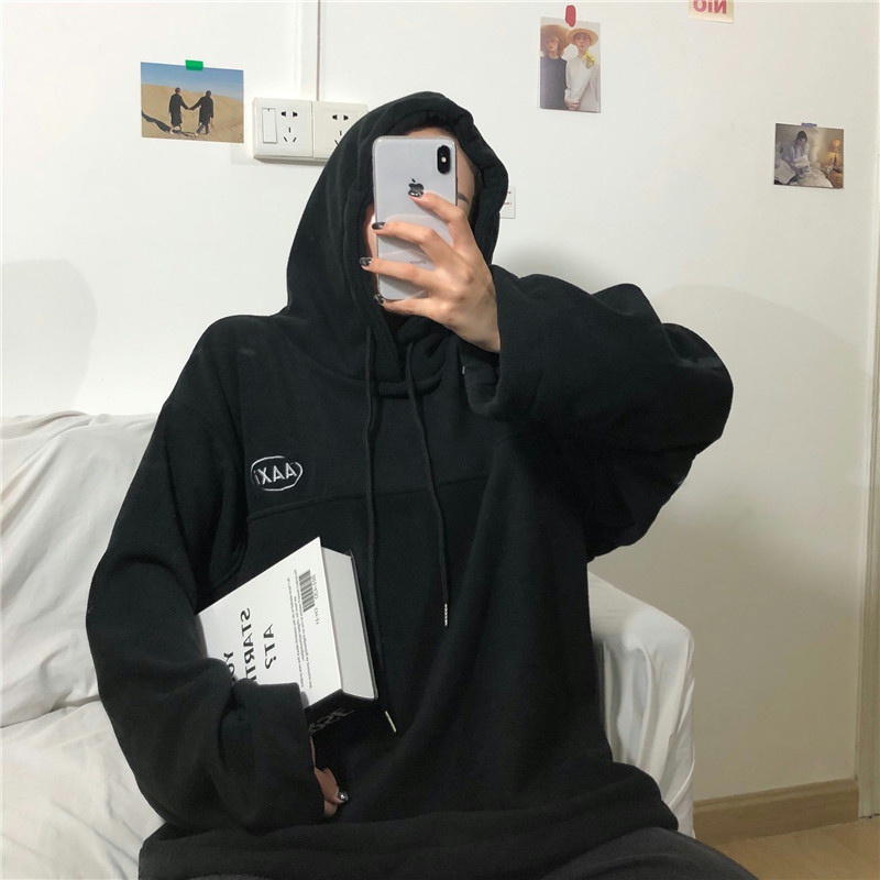 Link - Áo hoodie vải lông cừu thêu chữ thời trang vintage (https://shp.ee/xtuz22v)