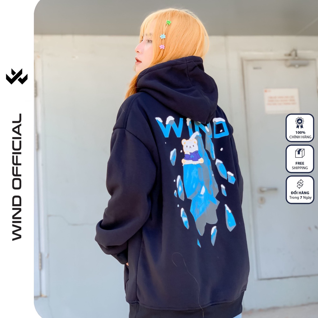 Link - Áo hoodie unisex WIND form rộng nỉ nam nữ Tuyết HD22 thời trang thu đông oversize (https://shp.ee/433n38v)