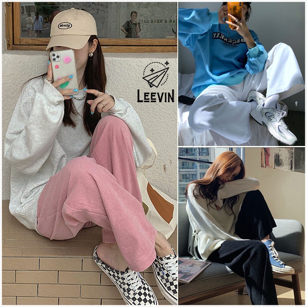 Link - Quần Ống Rộng Nữ Nhung Tăm Culottes Hàn Quốc Ulzzang Kiểu quần nhung cạp cao nữ (https://shp.ee/sqjefkm)