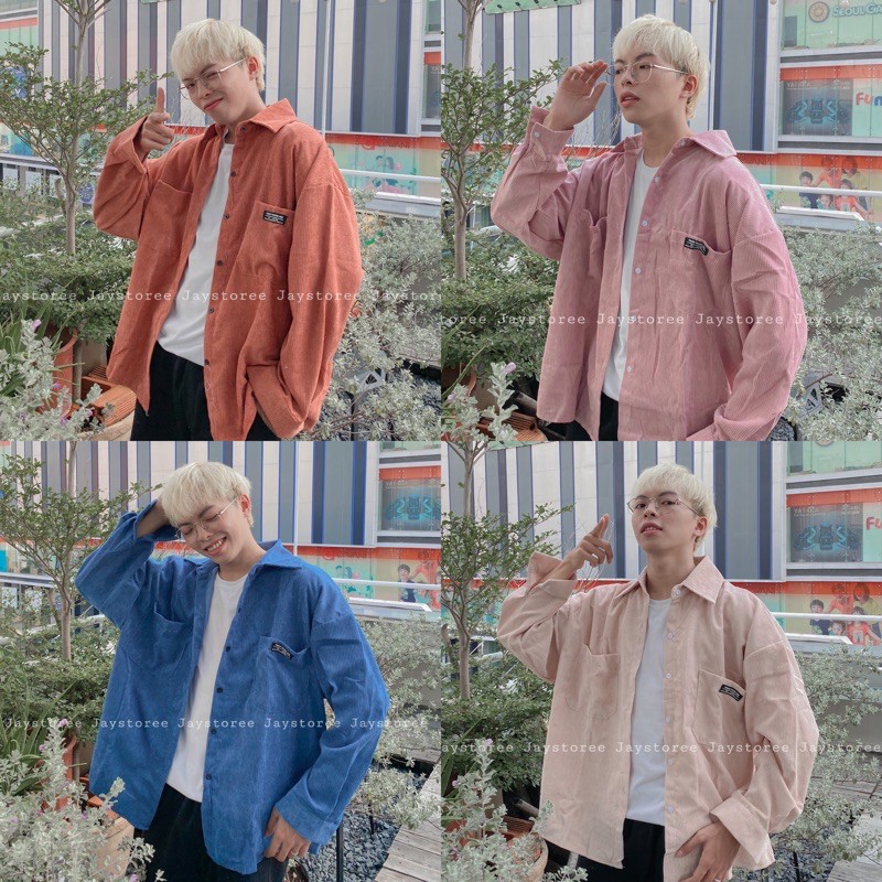 Link - Áo Sơmi nhung gân 2T 🌼 Nam nữ Unisex  (https://shp.ee/yw73jim)