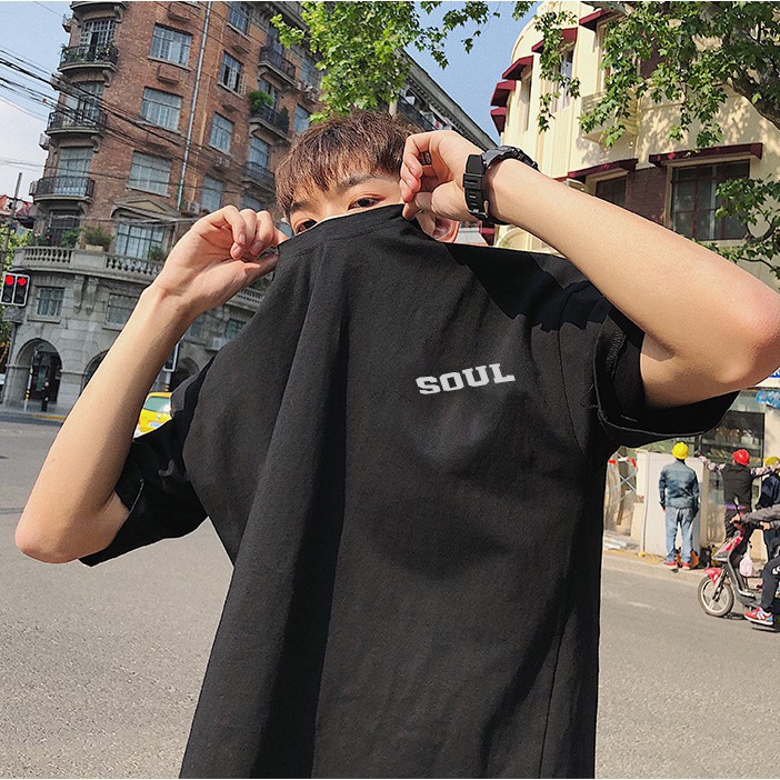 Link - Áo phông unisex nam nữ form rộng tay lỡ chữ SOUL đẹp vải dày mịn (https://shp.ee/w62umdm)