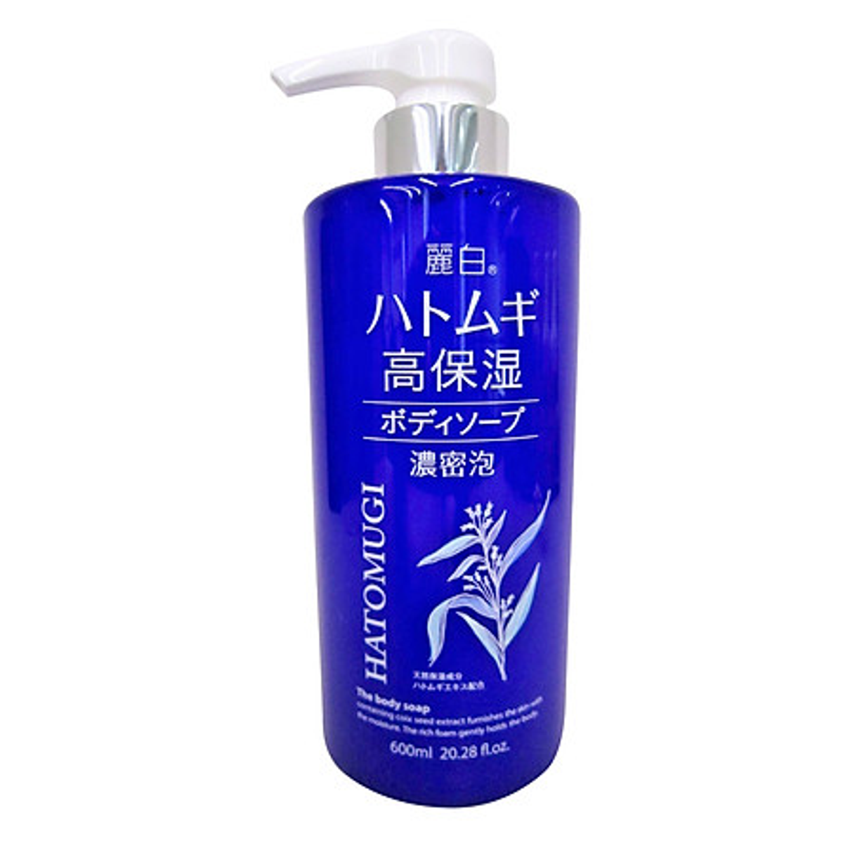 SỮA TẮM DƯỠNG ẨM, LÀM SÁNG DA MOISTURE RICH BODY SOAP 600ML - HATOMUGI