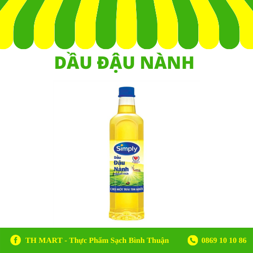 Dầu Ăn Đậu Nành Simply Chai 1 lít --- 0 --222222