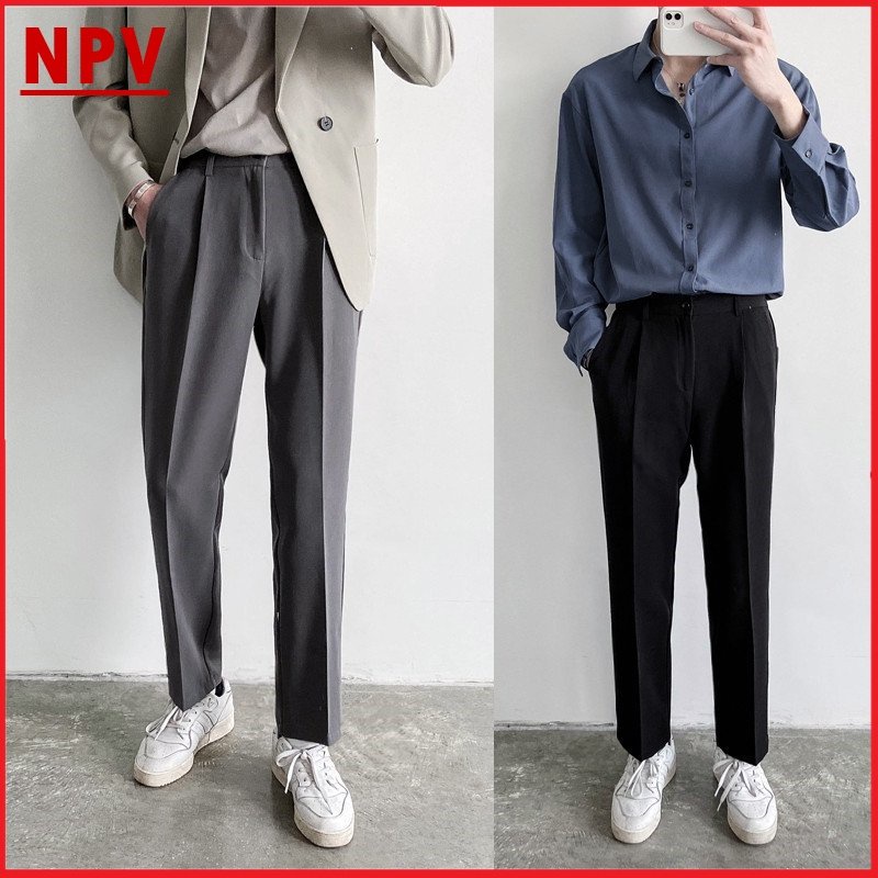 Link - Quần âu nam NPV vải lụa hàn co giãn,Quần baggy nam ống rộng không nhăn không xù loại tây âu Premium thời trang (https://shp.ee/giey9h9)