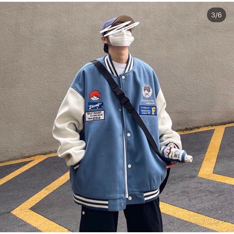Link - Áo Khoác Bomber Nỉ Phối Tay Hình Cậu Bé Form Rộng Unisex (https://shp.ee/px9ycyz)