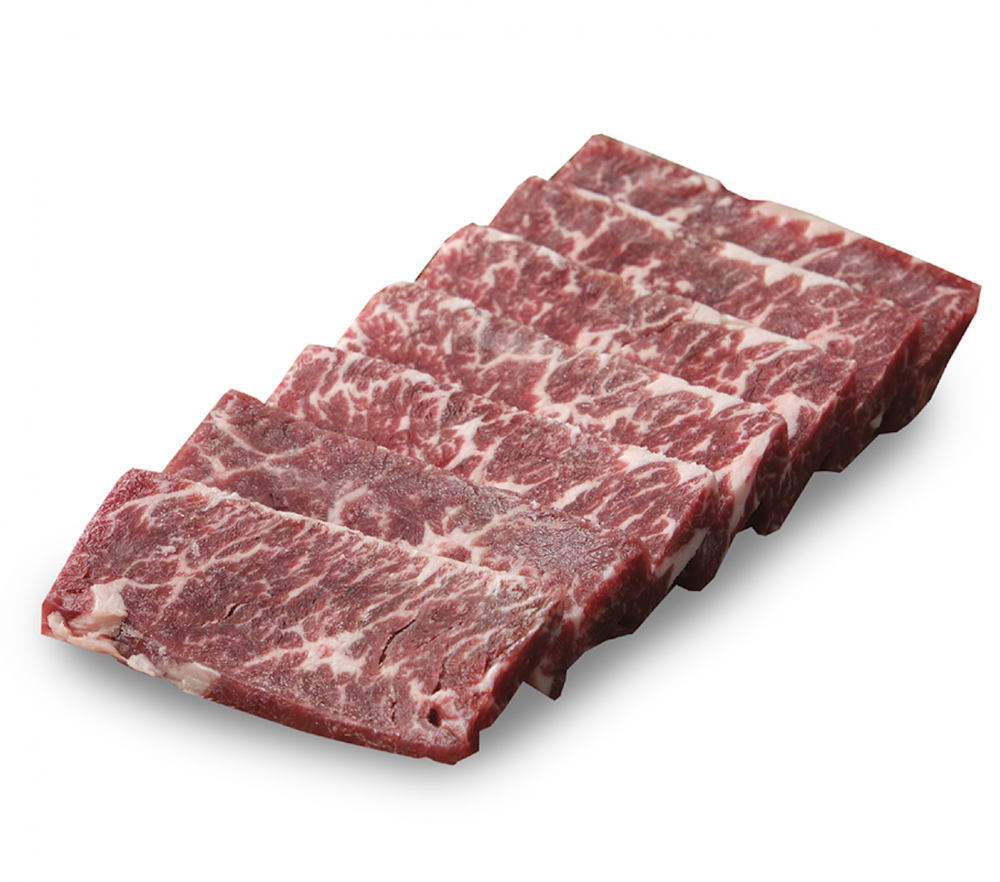 Dẻ Sườn Bò Ướp Sốt - Beef Outside Skirt (Sauce) 200g