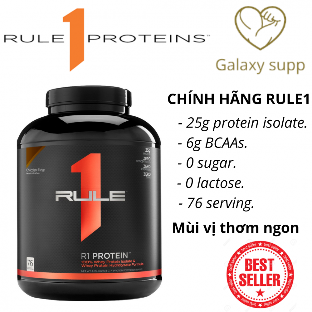 RULE 1 - R1 WHEY PROTEIN HYDROLYZED ISOLATE TĂNG CƠ GIÁ SINH VIÊN 76 SERVING 