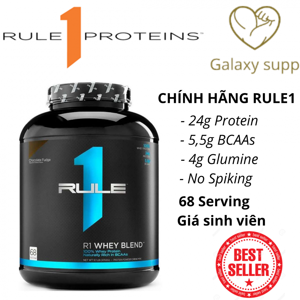 RULE 1 - R1 WHEY PROTEIN BLEND TĂNG CƠ GIẢM MỠ GIÁ SINH VIÊN 68 SERVING 