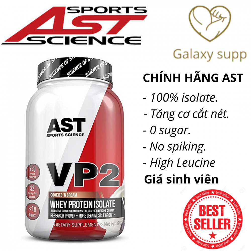 AST VP2 WHEY PROTEIN 100% ISOLATE TĂNG CƠ  2LBS