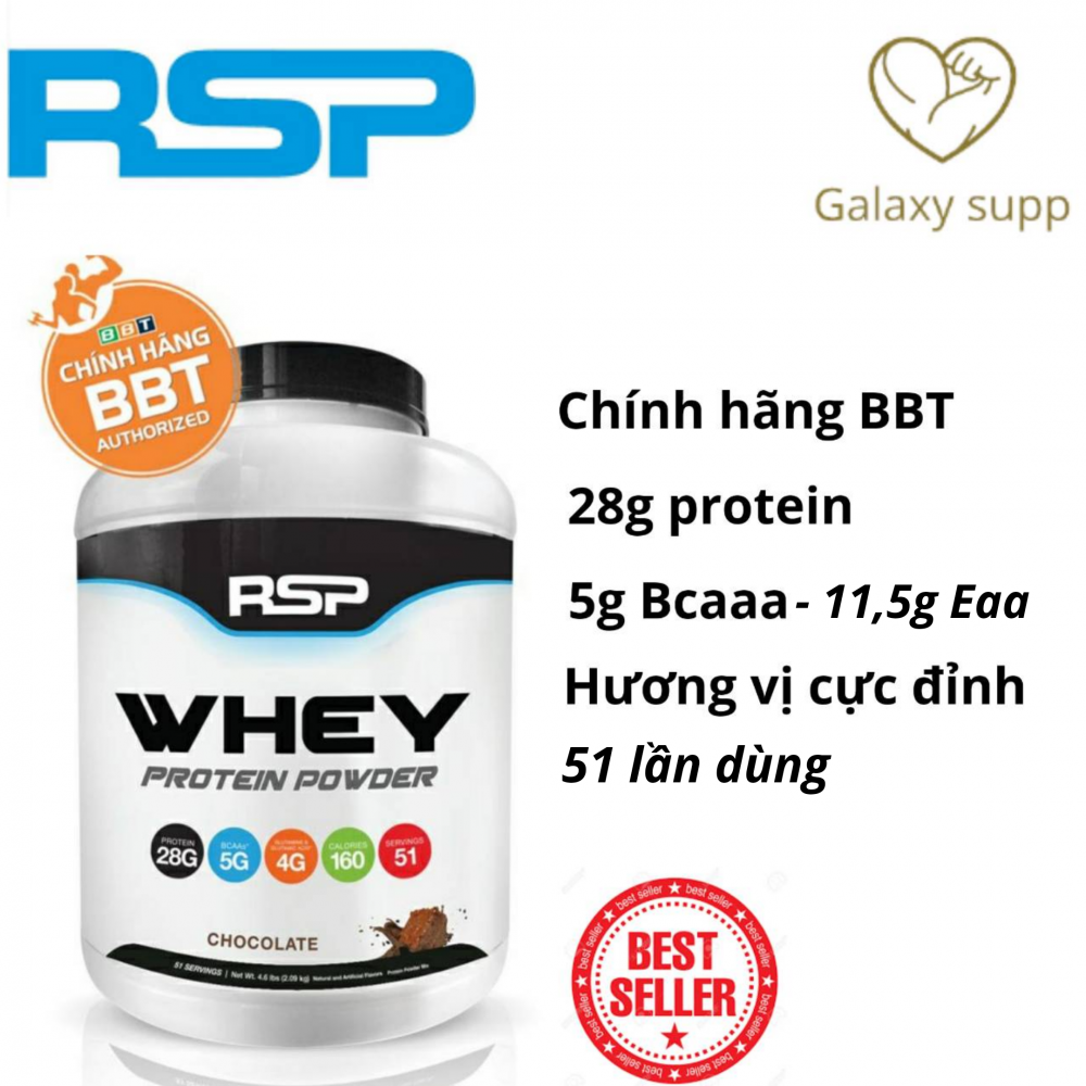 RSP NUTRITION WHEY PROTEIN TĂNG CƠ GIẢM MỠ GIÁ SINH VIÊN 2KG