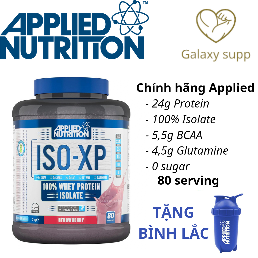 APPLIED NUTRITION WHEY PROTEIN 100% ISOLATE TĂNG CƠ GIẢM MÙI VỊ CỰC ĐỈNH 