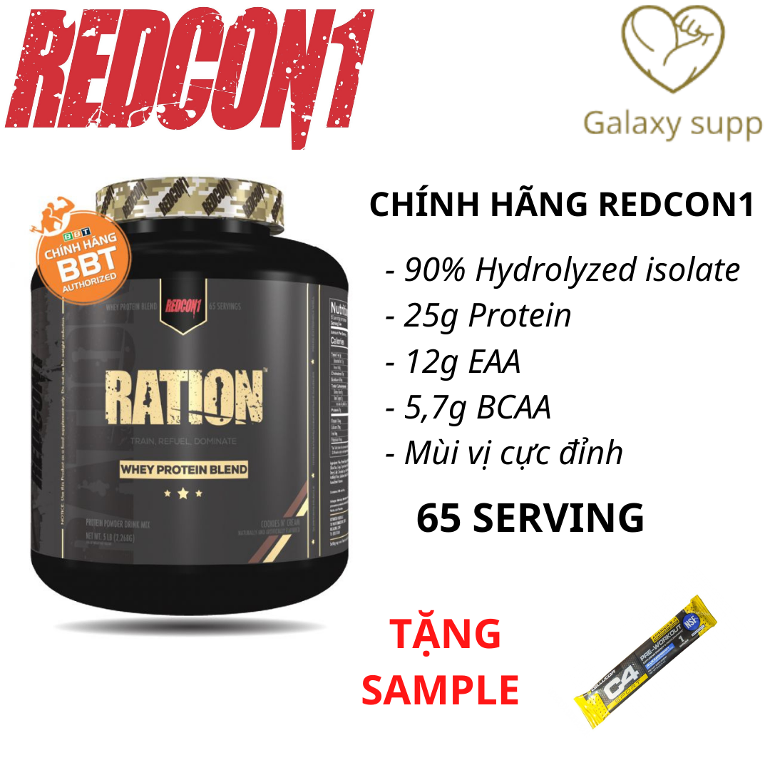 REDCON1 RATION WHEY PROTEIN TĂNG CƠ ĐẲNG CẤP GIÁ SINH VIÊN 