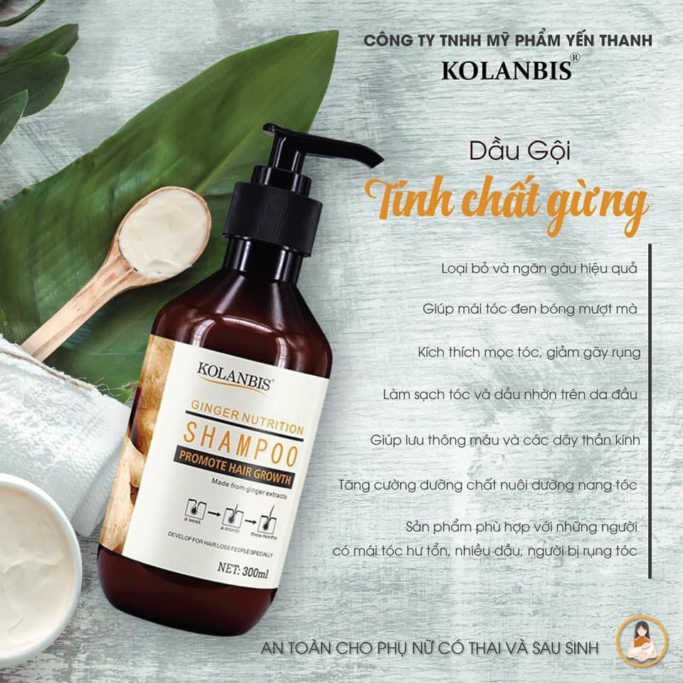 Dầu gội gừng