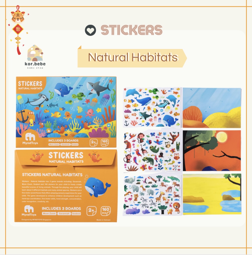 Link - Bộ 160 Miếng Dán Sticker Cao Cấp MyndToys - Natural Habitats (https://shp.ee/gqf42e9)