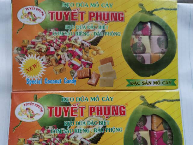 Kẹo dừa đậu phộng sầu riêng đặc biệt 500g