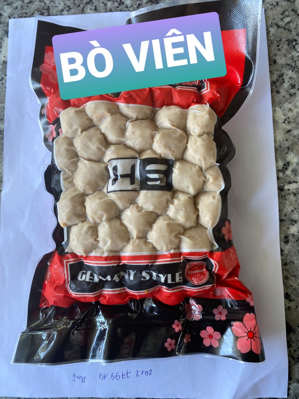 Bò viên 