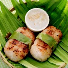 Chuối nếp nướng truyền thống