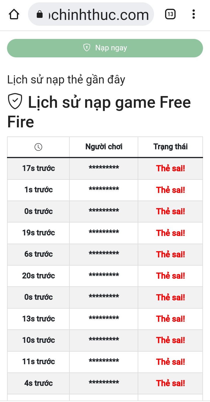 Bản Giá Tạo Wed