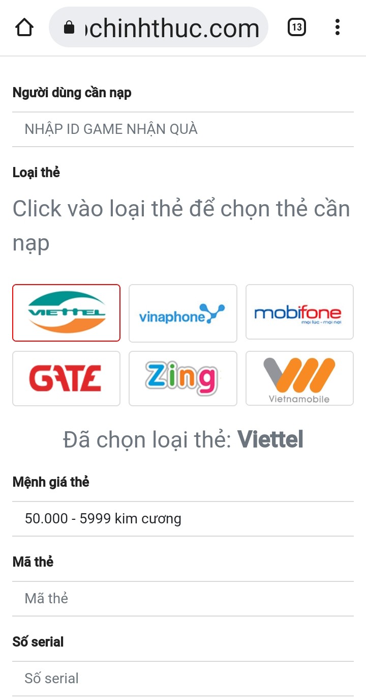 Bản Giá Tạo Wed