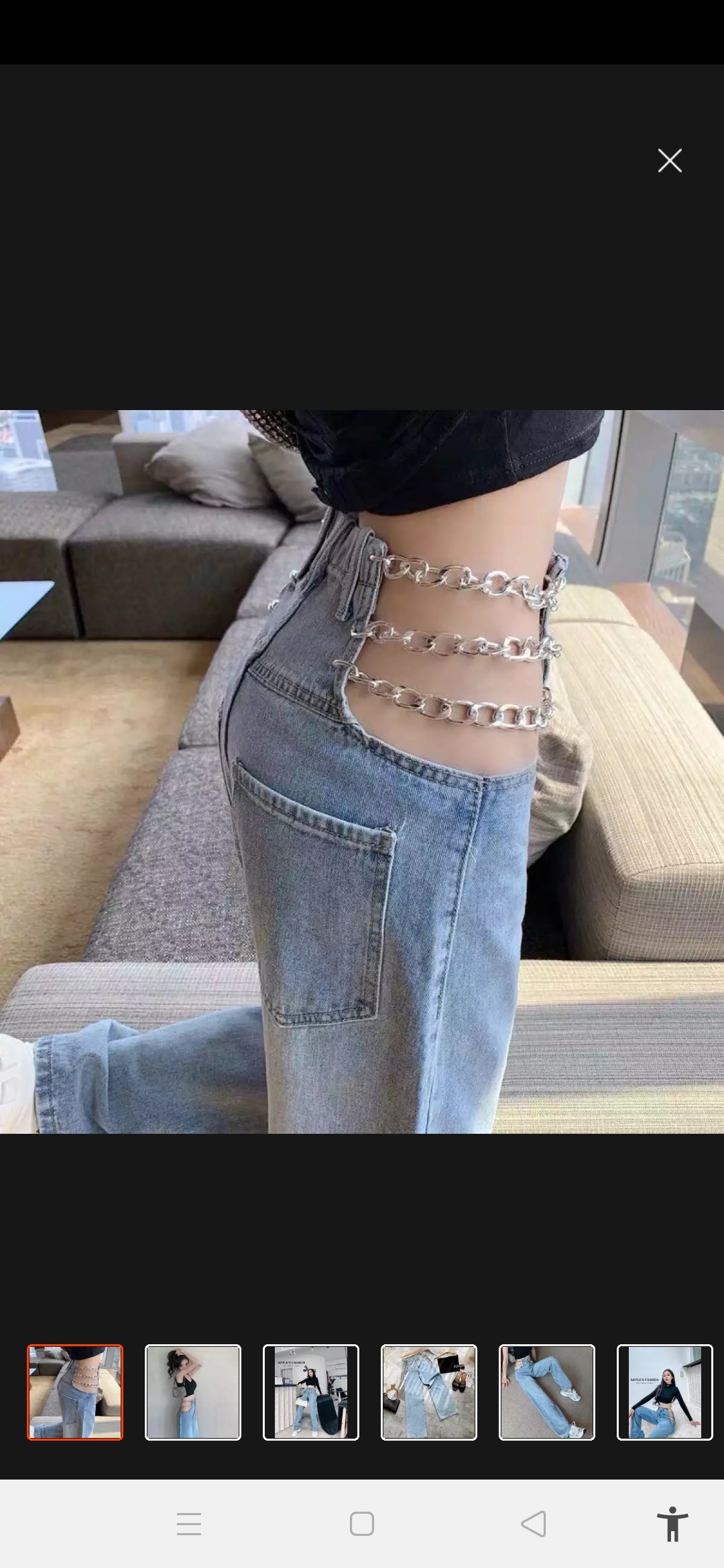 Link - [HCM]Quần Jeans ống suông eo đan xích giống Ngọc Trinh vải đẹp . (https://shorten.asia/EJ77Mst6)