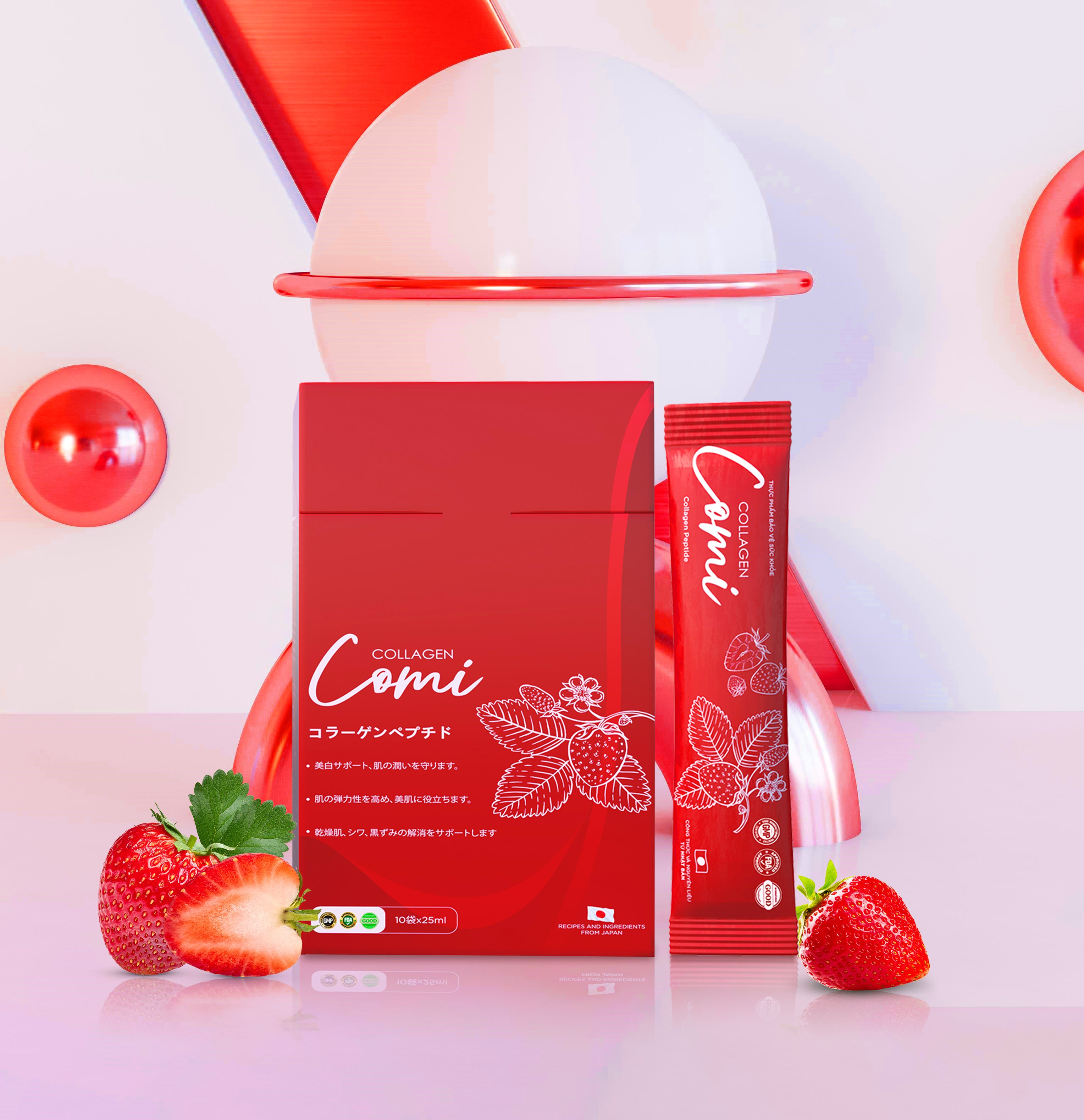 Hộp 10 gói - tặng 1 hộp mặt nạ Collagen