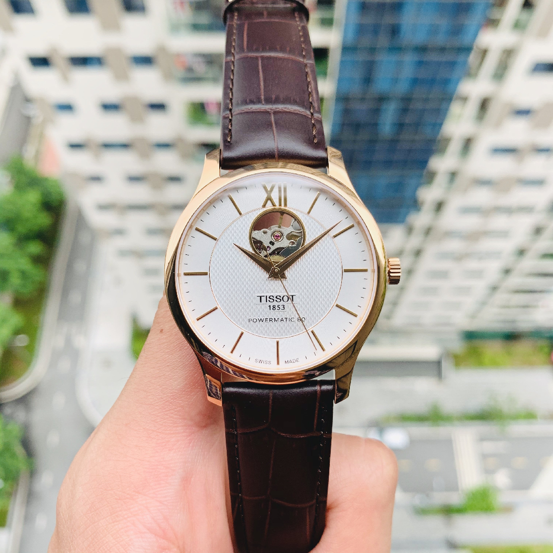 TISSOT TRADITION OPEN HEART