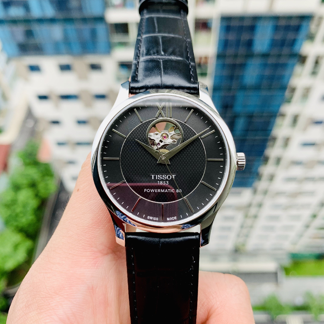 TISSOT TRADITION OPEN HEART POWERMATIC 80