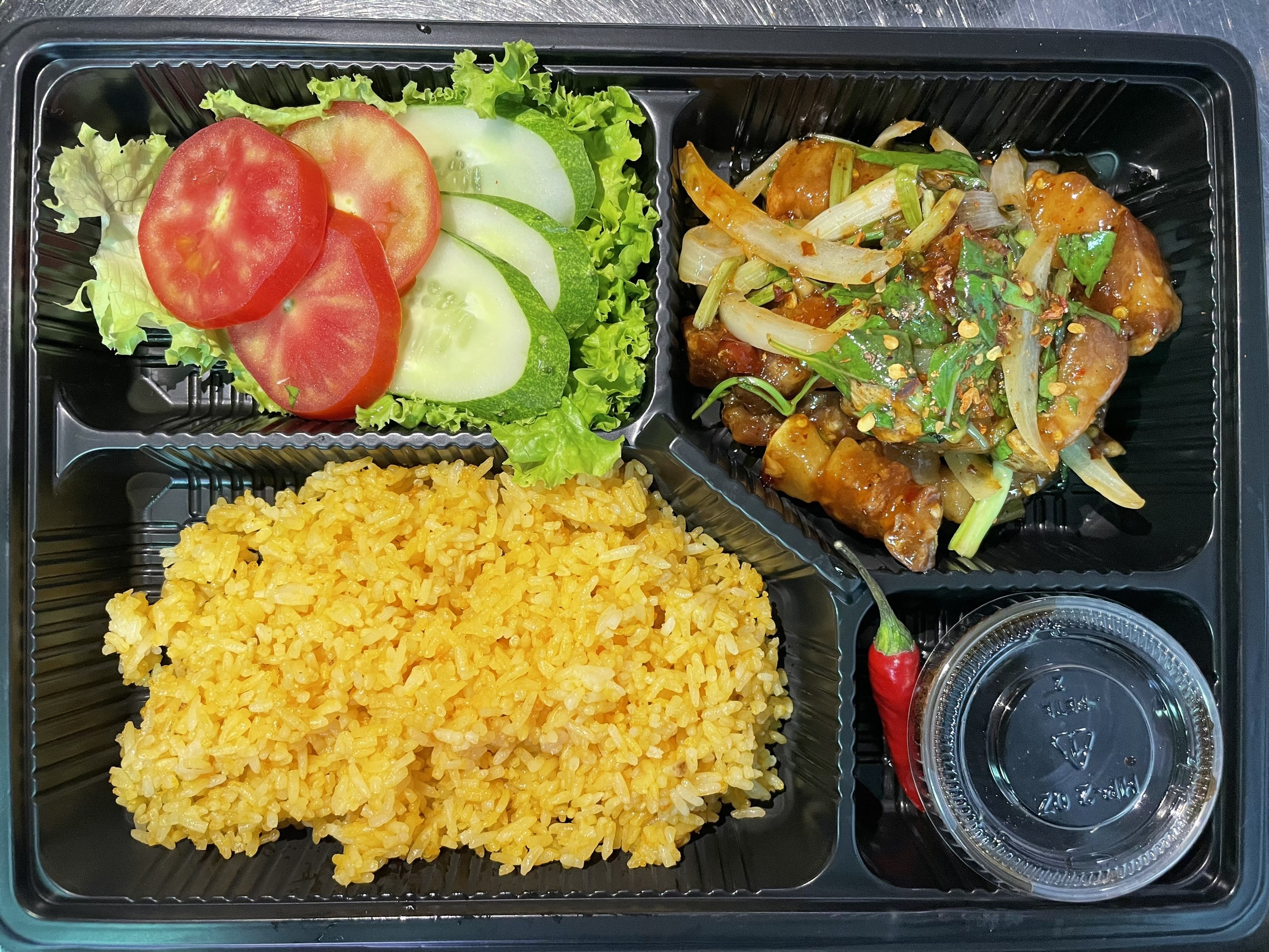 Ba Rọi Chiên Giòn Sốt Thái