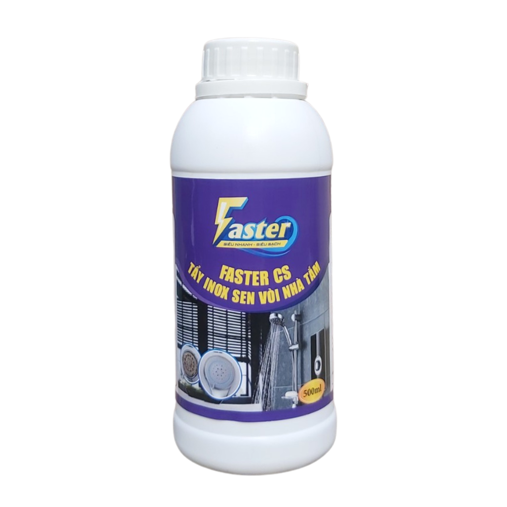 FASTER CS - TẨY INOX SEN VÒI NHÀ TẮM, 500ML