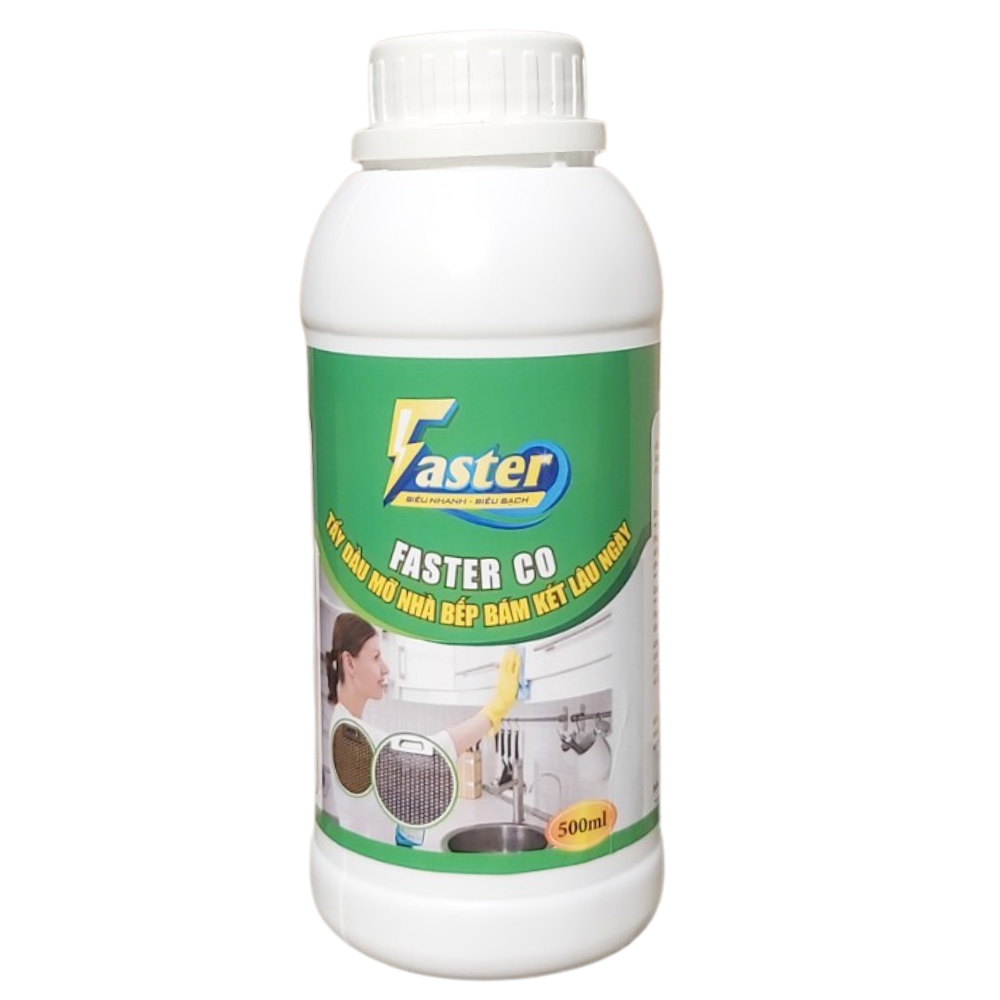 FASTER- CO TẨY DẦU MỠ NHÀ BẾP BÁM KÉT LÂU NGÀY, 500ML
