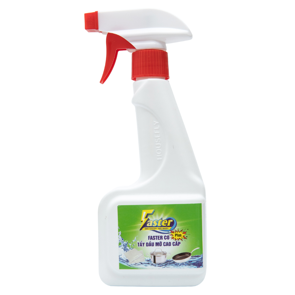 FASTER CO PLUS TẨY DẦU MỠ NHÀ BẾP BÁM KÉT LÂU NGÀY, 350ML