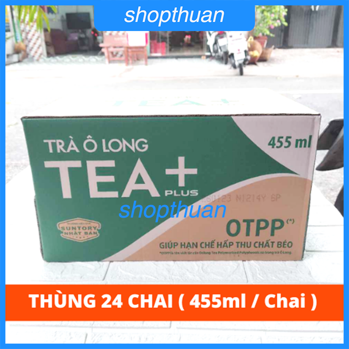Trà olong Tea Plus 455ml ( thùng 24 chai )