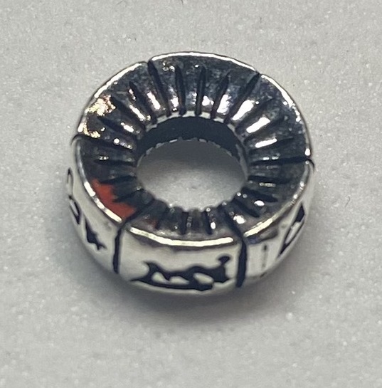 Bạc chèn khoen mặt trời 10mm	