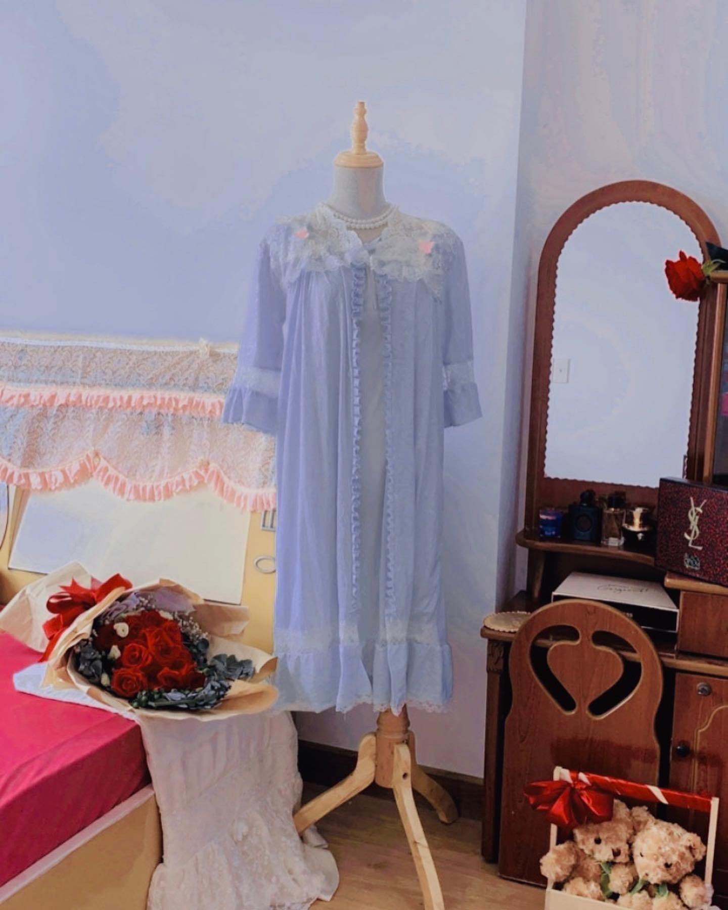 Combo Choàng váy tiểu thư 