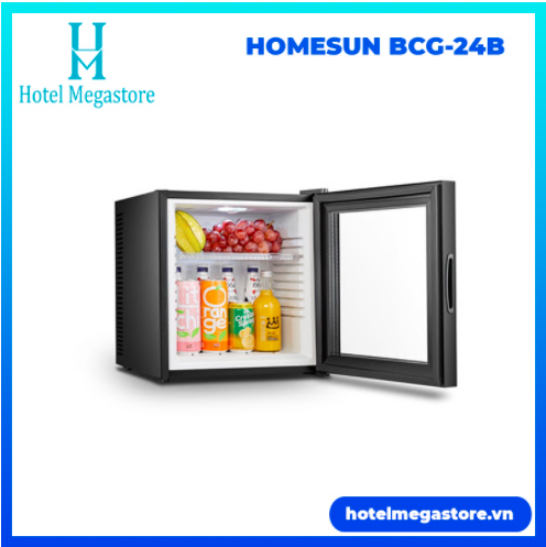 TỦ MÁT MINIBAR HOMESUN BCG-24B - DUNG TÍCH 24L - SẢN PHẨM CHÍNH HÃNG