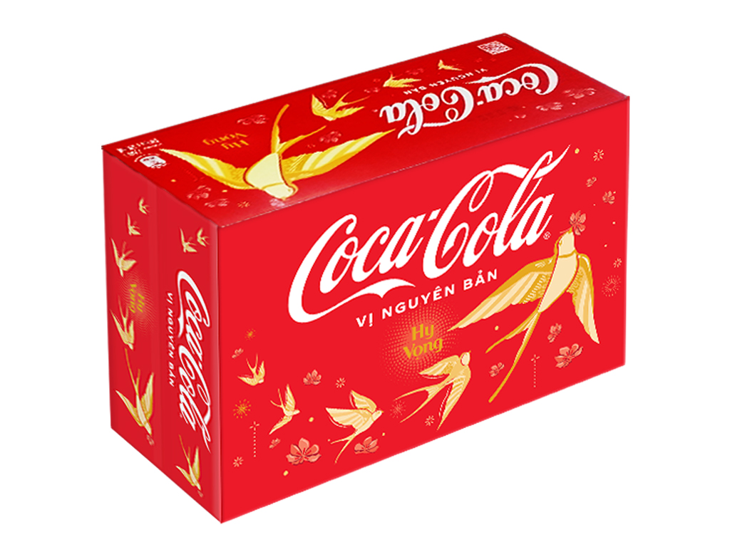 Thùng 24 lon nước ngọt Coca Cola 320ml