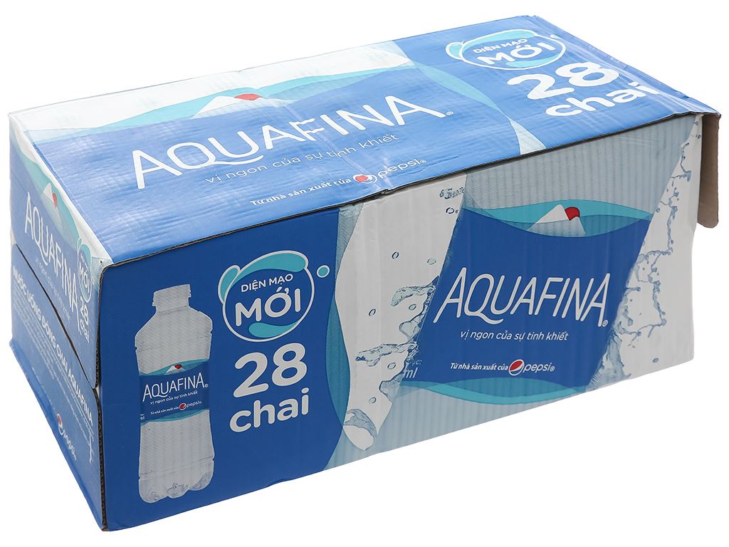 Thùng 28 chai nước tinh khiết Aquafina 500ml