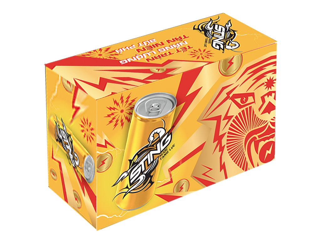 24 lon nước tăng lực Sting Gold 320ml